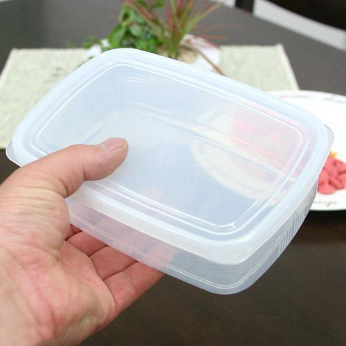 Bộ 3 hộp đựng thực phẩm bằng nhựa PP cao cấp 1.3L - Hàng nội địa Nhật