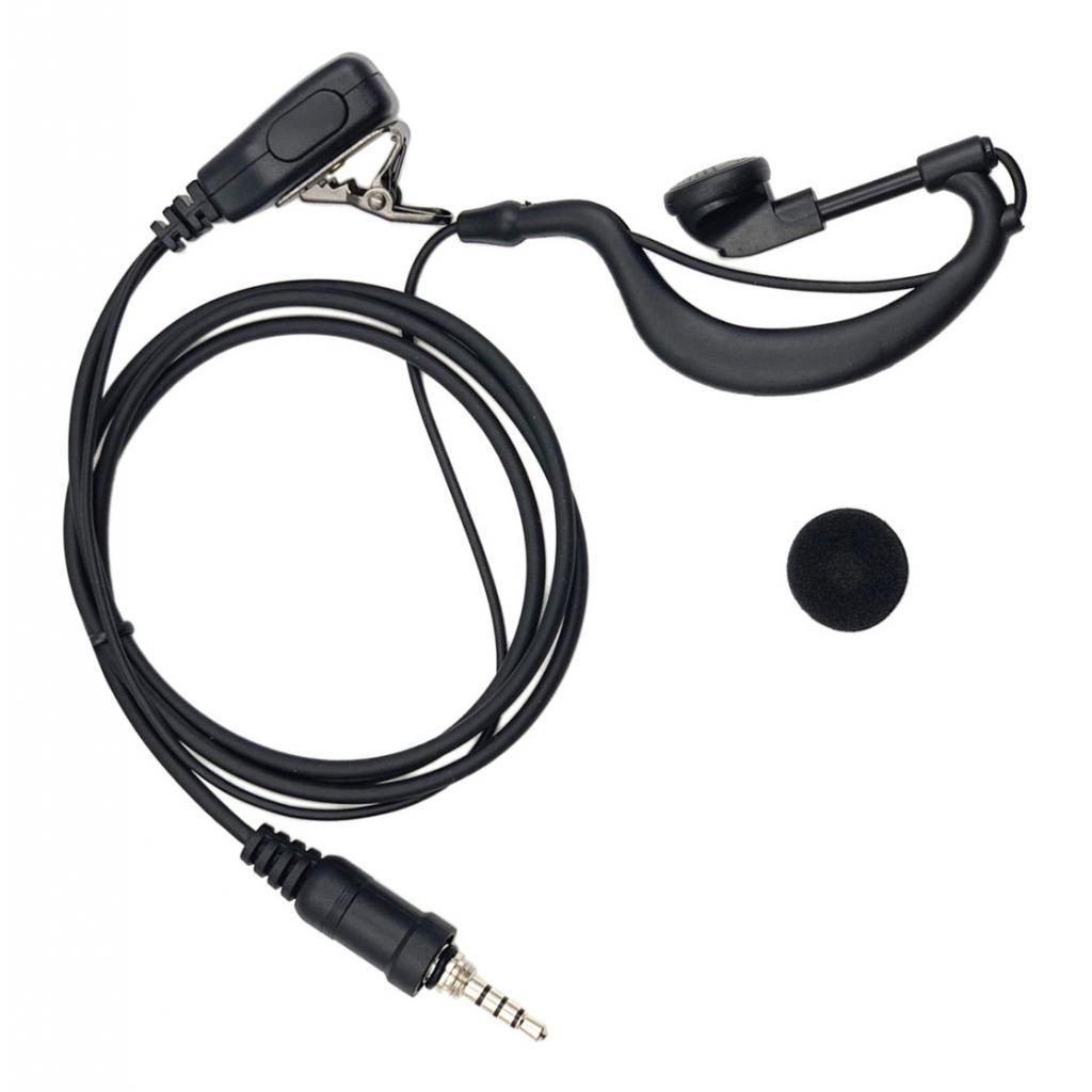 G-shape Ear-hook Mic Earpiece Headset for