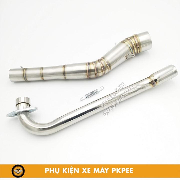 Cổ Pô Tăng 2 Khúc Inox 304 Gắn S110, RSX110, Blade 110