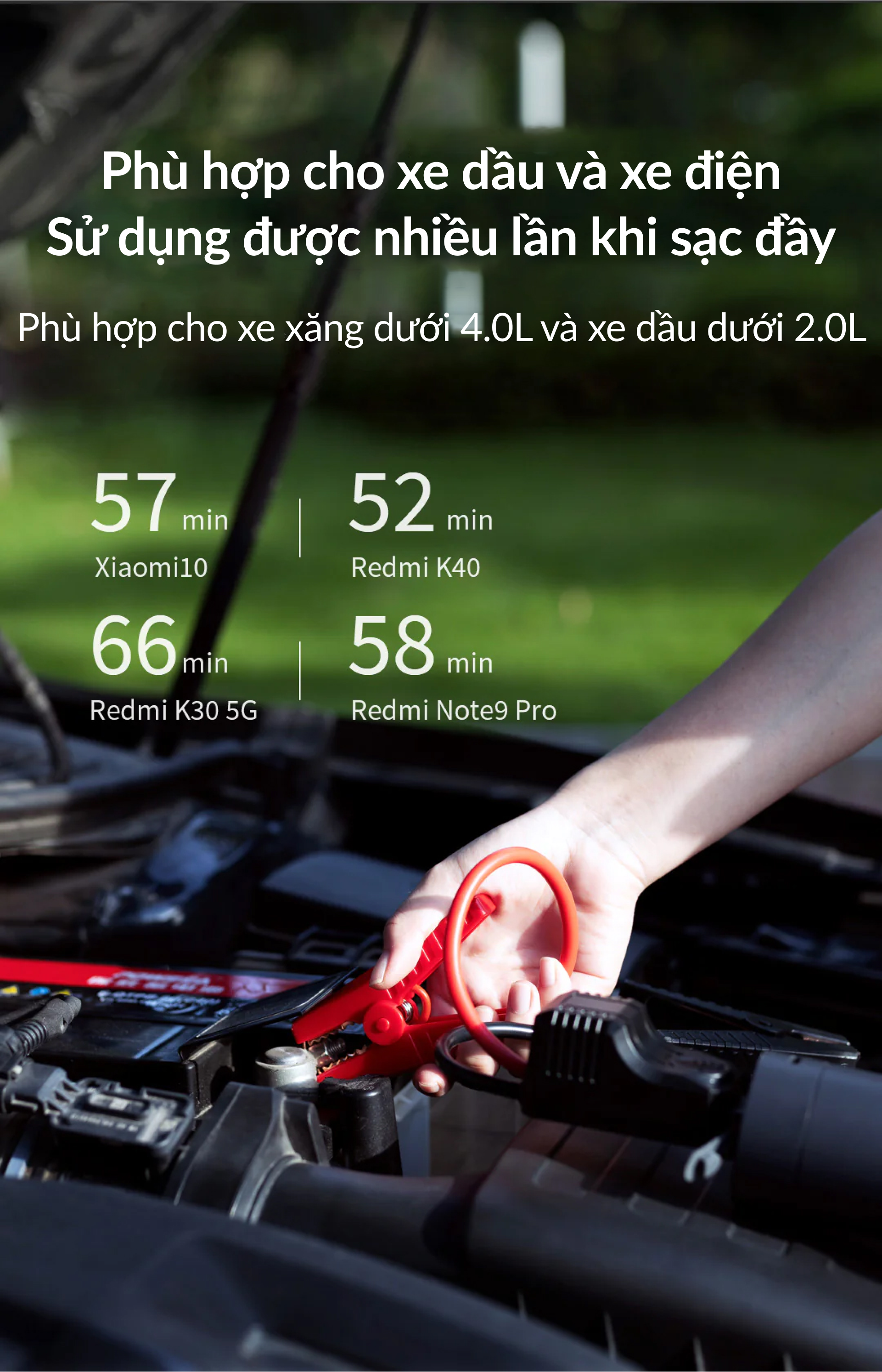 Hút bụi càm tay có tích hợp kích bình Lydsto YM-XCYJDY02 công suất 10000Pa dễ sử dụng tiện lợi - Hàng chính hãng