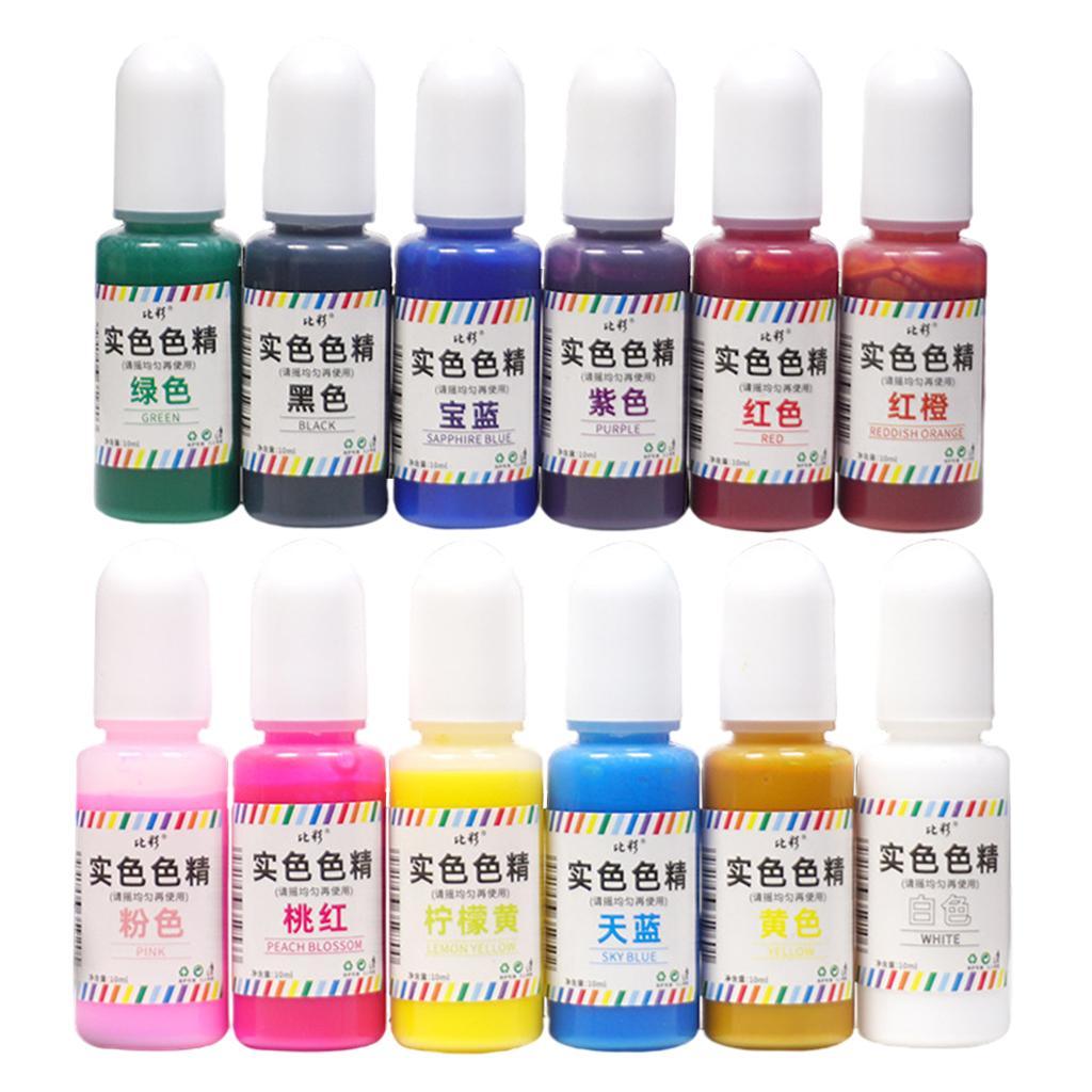 Set 12 Bottles Concentrated for Epoxy Resin   Art