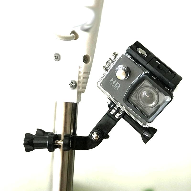KFFTWWX cho GoPro Hero 11 10 9 8 7 6 5 Xe đạp gắn xe đạp Tay cầm dây an toàn Kẹp chân máy cho Go Pro Phụ kiện Yi Eken