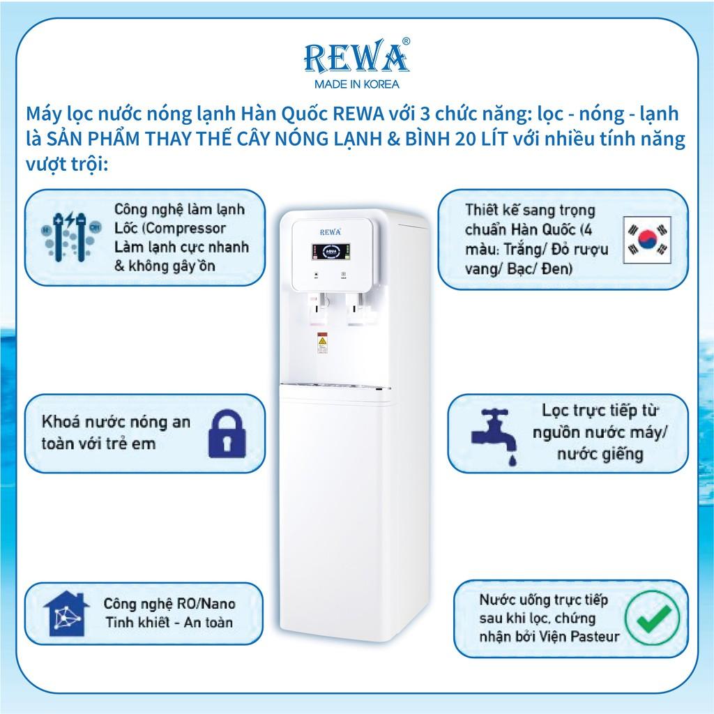 Máy Lọc Nước Nóng Lạnh Hàn Quốc REWA - RW-NA-816 - Hàng chính hãng - Công nghệ Nano/VF