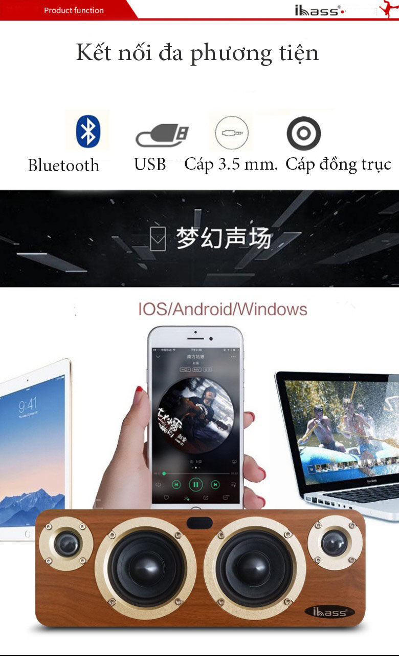 Loa thanh xem phim nghe nhạc chơi game kết nối không dây tivi smart SOLO PRO 3