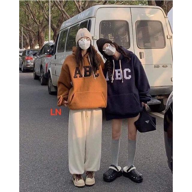 Áo hoodie chữ ngang ABC TH6