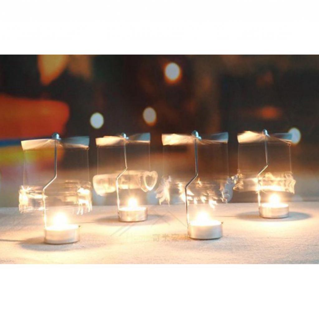 5xChristmas Windmill Decor Rotating Candle Tea Light Holder Candlestick Gift