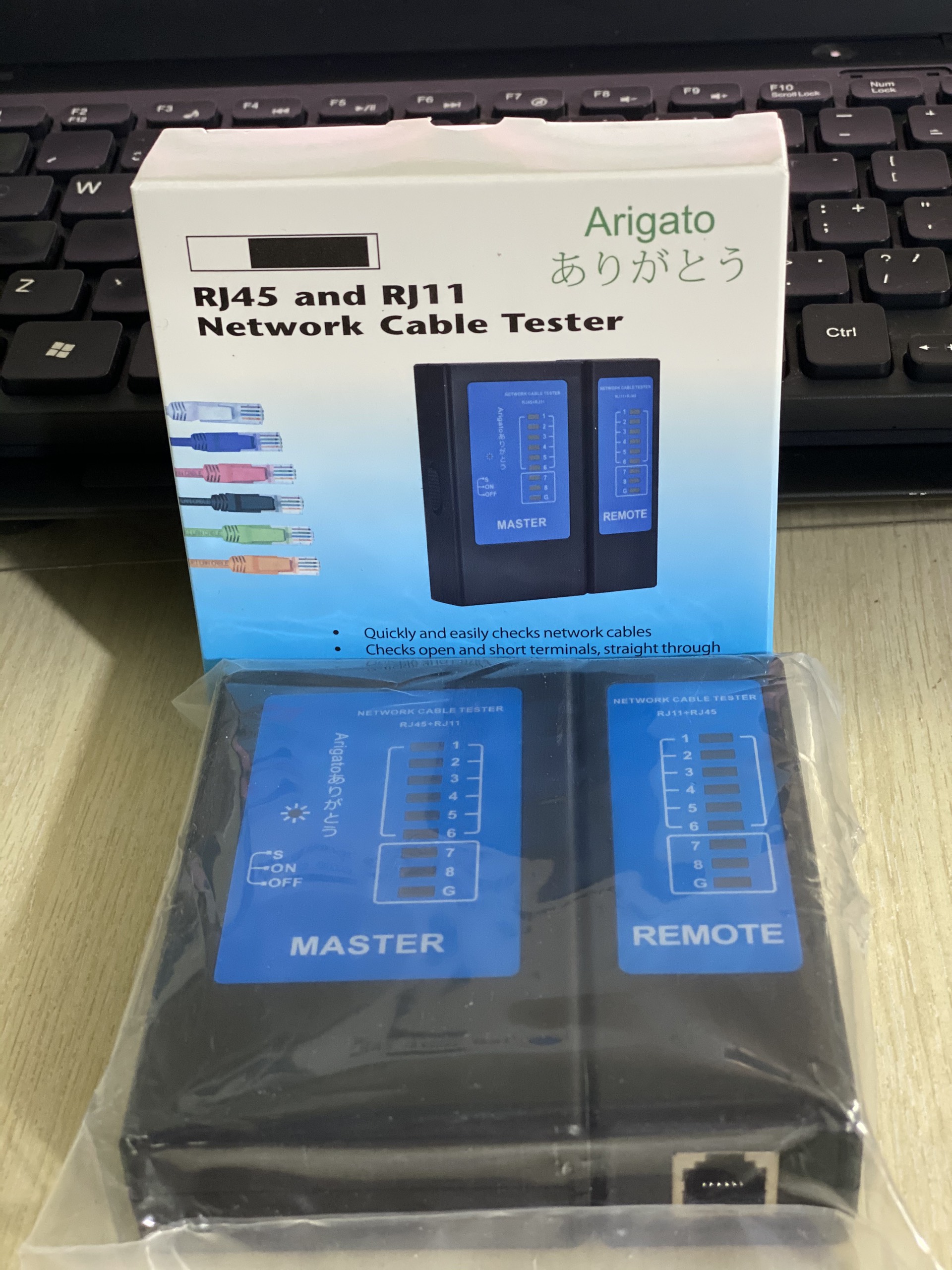 Bộ Test Cáp Mạng 468 .Hộp Kiểm Tra Dây Mạng - RJ45 RJ11