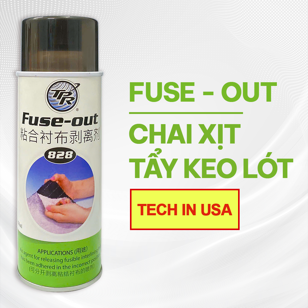 FUSE-OUT | HÀNG CHÍNH HÃNG CHAI XỊT TẨY KEO LÓT TPR 828