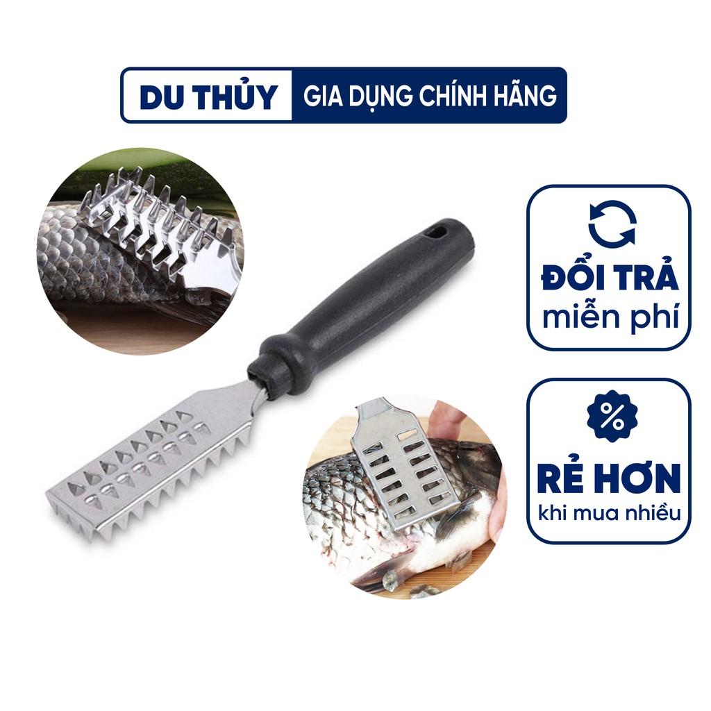 Dụng cụ đánh vảy cá bằng inox không gỉ, cán nhựa pp chắc chắn, dài 21cm độ bền cao, vệ sinh dễ dàng của gia dụng Du Thủy