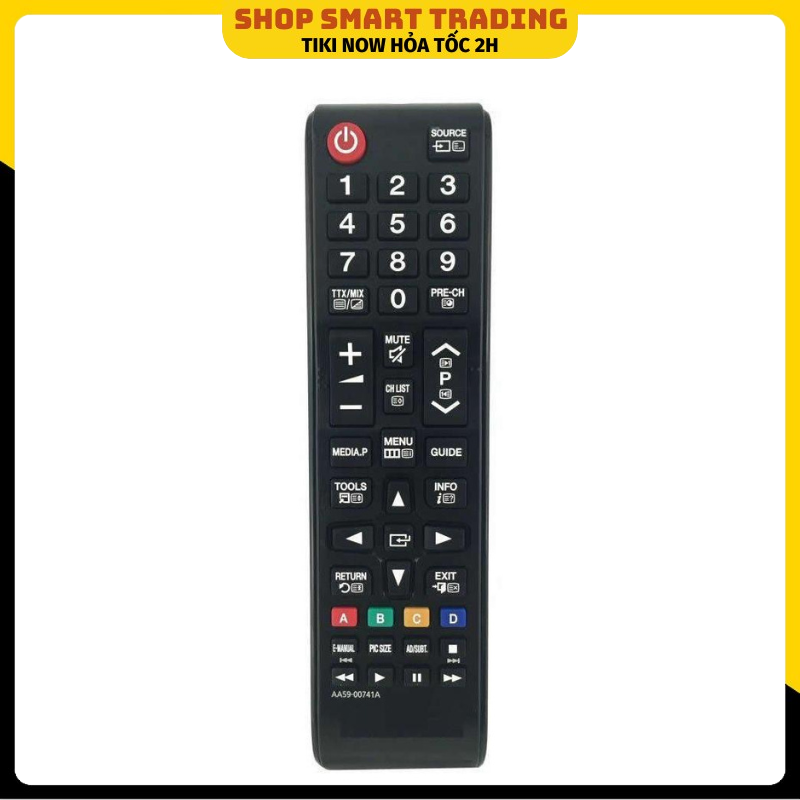 ĐIỀU KHIỂN REMOTE TIVI DÀNH CHO SAMSUNG DÒNG AA59 TIVI LCDLED (ĐEN-NGẮN) - HÀNG NHẬP KHẨU