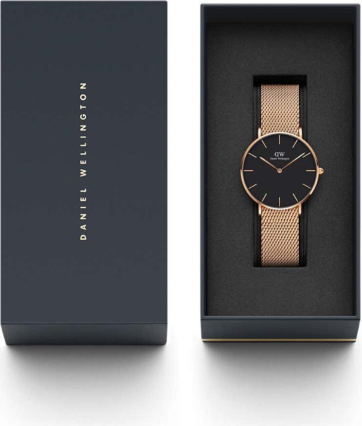 Đồng hồ DANIEL WELLINGTON PETITE MELROSE BLACK 36MM DW00100303