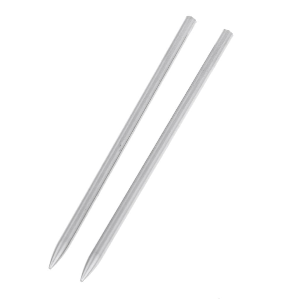 2pcs Stainless Steel Paracord Fid Lacing Stitching Needles Outdoor Sports Small Tools for Hiking Hunting Camping