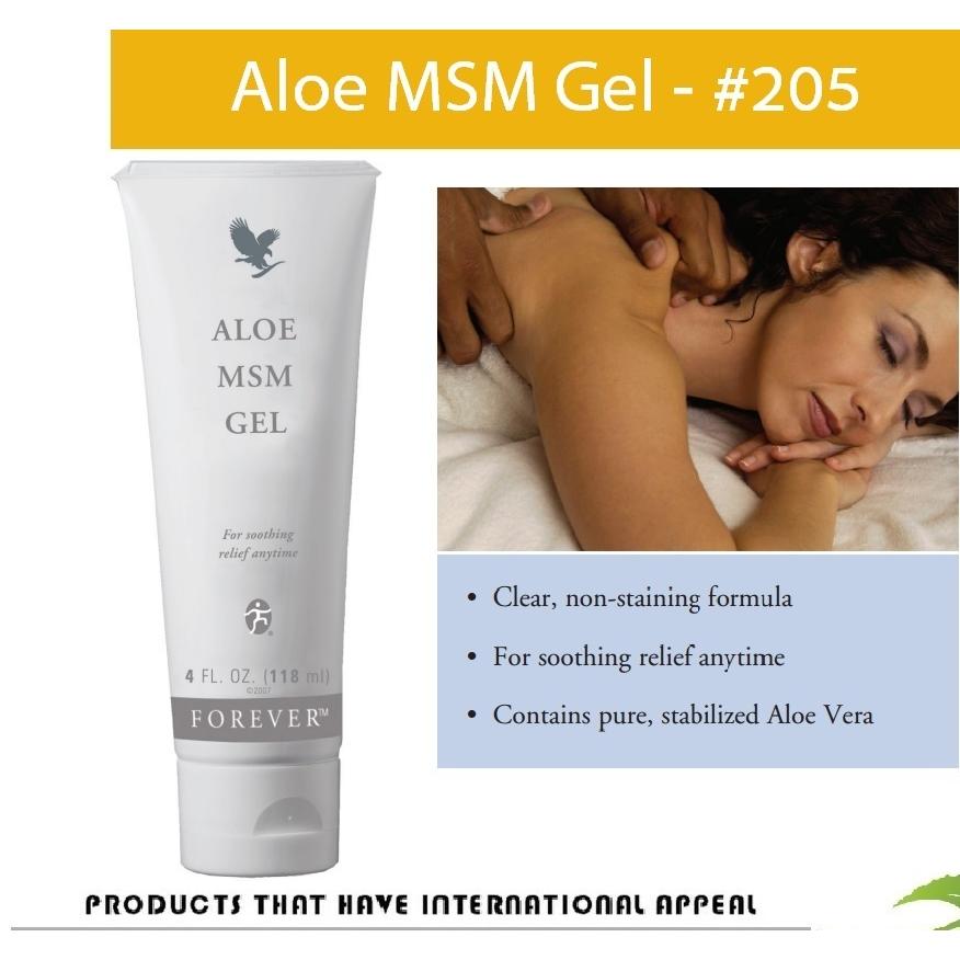 Kem mát-xa Aloe MSM Gel (#205)- Giúp chăm sóc, thư giãn cơ thể