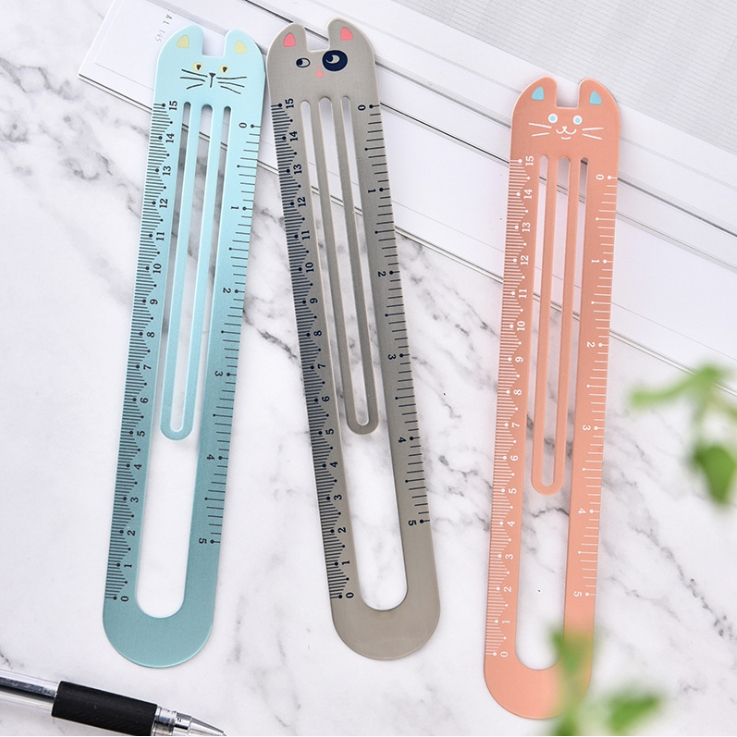 Thước nhôm trang trí bookmark (15cm)