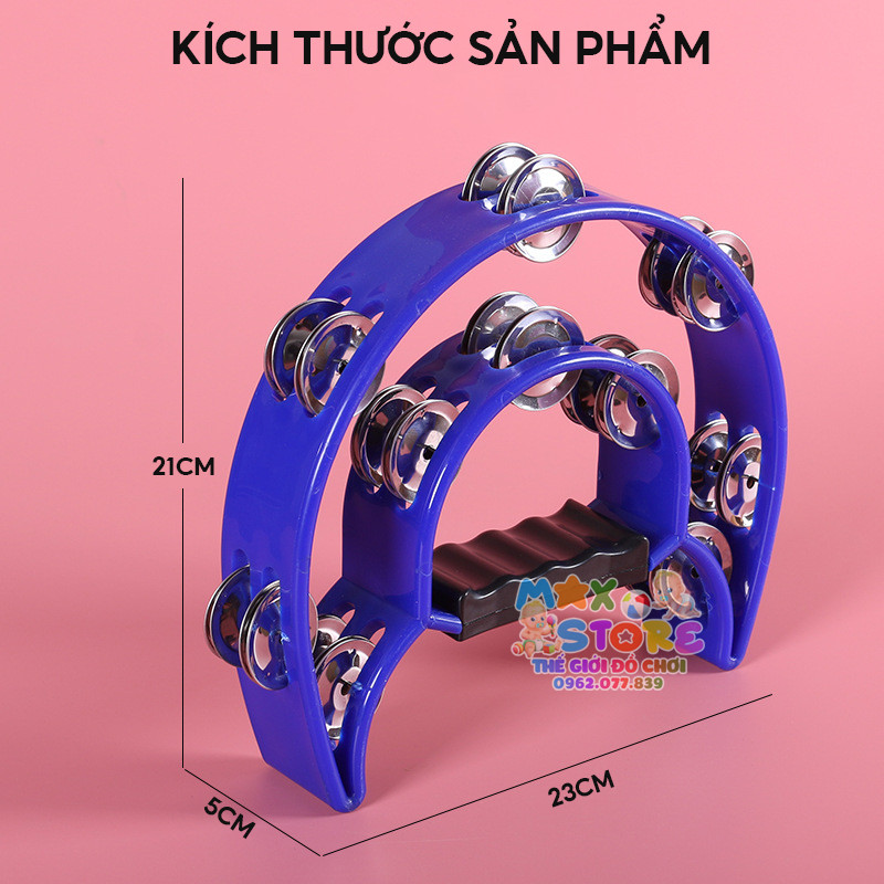 Xắc Xô Bán Nguyệt Size To Xịn - Đồ Chơi Mầm Non Dành Cho Cô Giáo