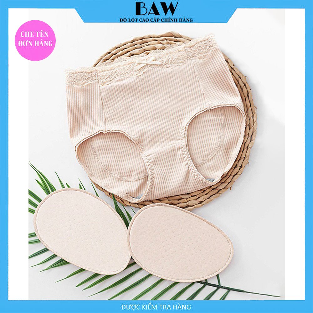 Quần Độn Mông Nữ, Quần Độn Mông Lưng Ren Thông Hơi Siêu Thoáng Mát Mềm Mại Thương Hiệu Baw DM01