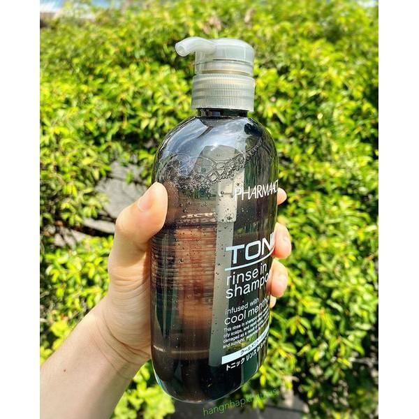 Dầu Gội Xả Cho Nam Bạc Hà Mát Lạnh Pharmaact Tonic Rinse In Shampoo