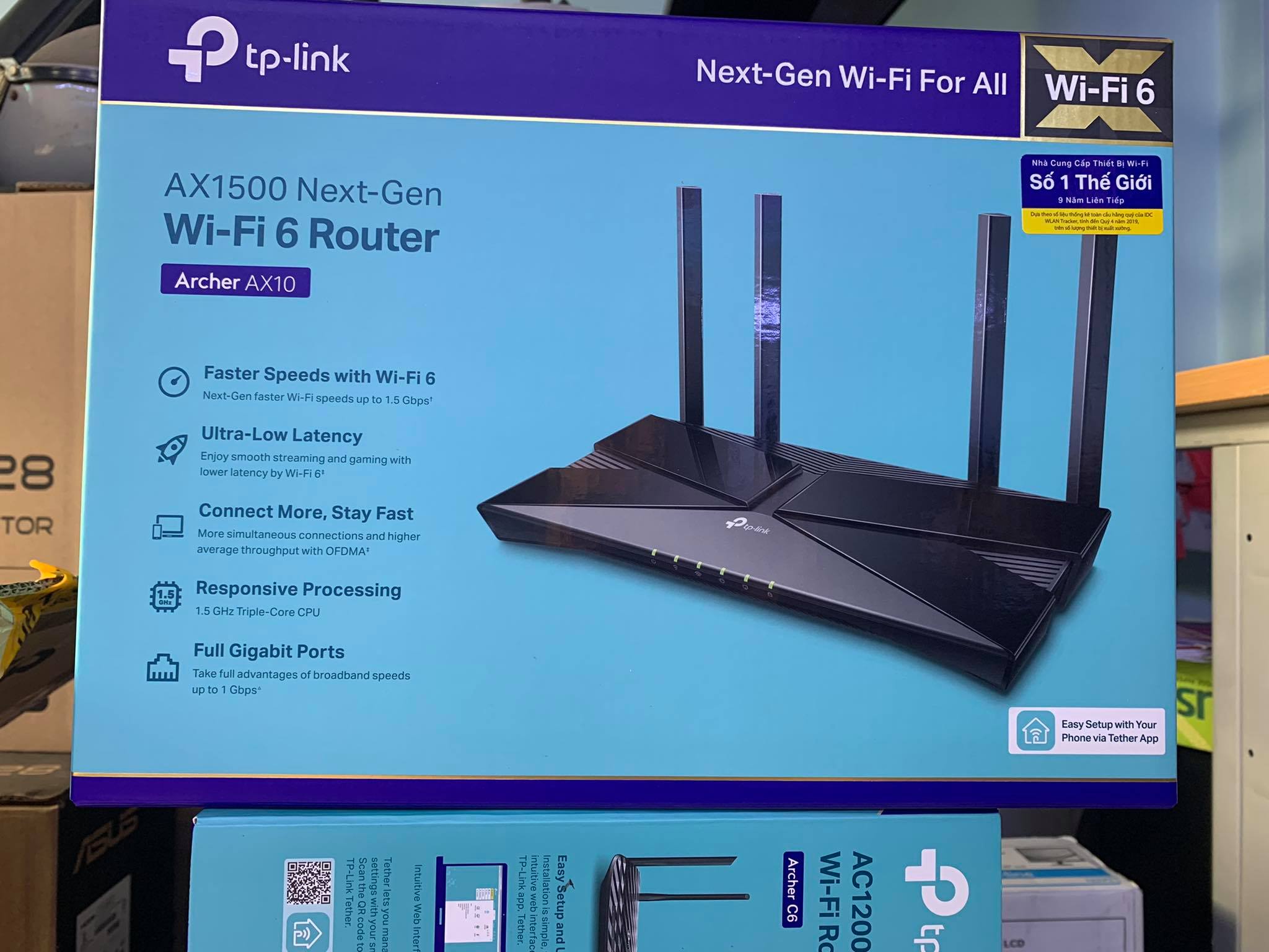 Bộ phát wifi TP-Link Archer AX10 (Wi-Fi 6, AX1500) Hàng Chính Hãng