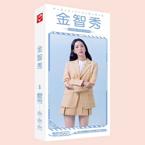 Postcard Jisoo hộp ảnh Jisoo Blackpink