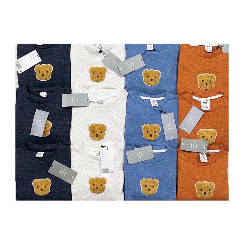 Bộ nỉ gấu xù cho bé trai bé gái