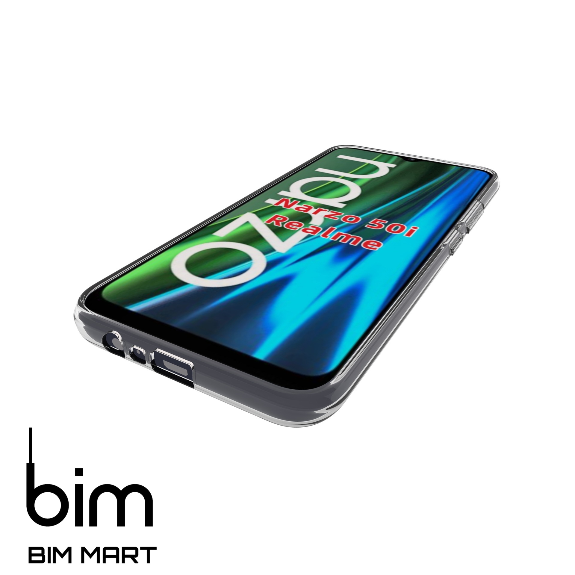 Ốp lưng dành cho Realme Narzo 50i silicon dẻo trong suốt cao cấp A+