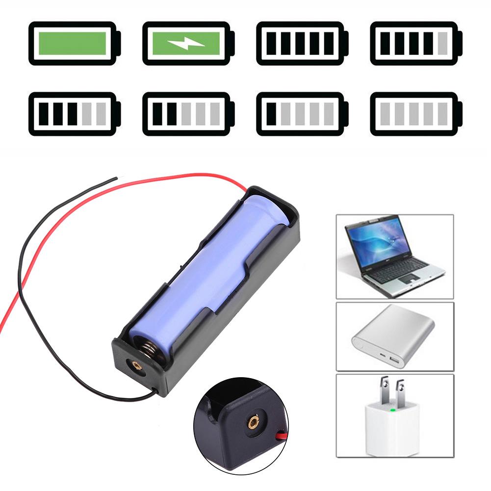 5/10 Chiếc 1 Khe Cắm Pin 18650 Power Bank Ốp Lưng Pin 18650 Chất Lượng Cao Power Bank Hộp Bảo Quản Giá Đỡ dropshipping Màu Sắc: 10 Chiếc