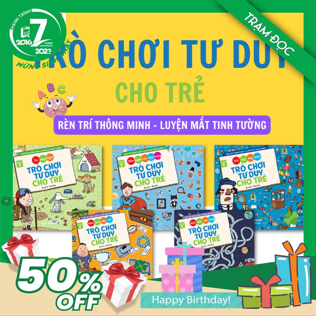 Bộ Sách Trò Chơi Tư Duy Cho Trẻ