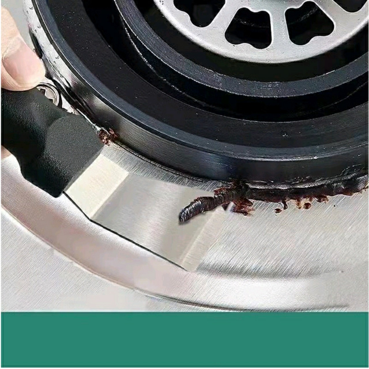Dụng Cụ Xẻng Làm Sạch Vết Bẩn Trên Xoong Nồi, Tủ Lạnh Bằng Thép Không Gỉ - HÀNG CHÍNH HÃNG MINIIN