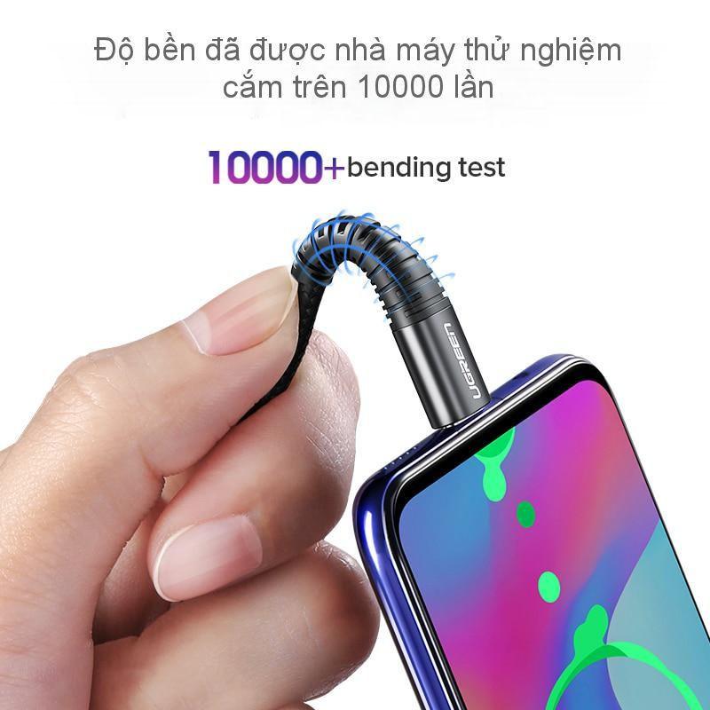 Cáp sạc nhanh USB 2.0 sang USB type C dòng 3A dài 0.25-2m UGREEN US301 - Hàng chính hãng