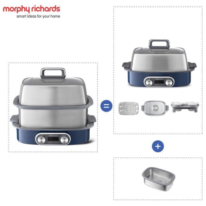 Nồi hấp đa năng Morphy Richards MR1168 Hàng chính hãng