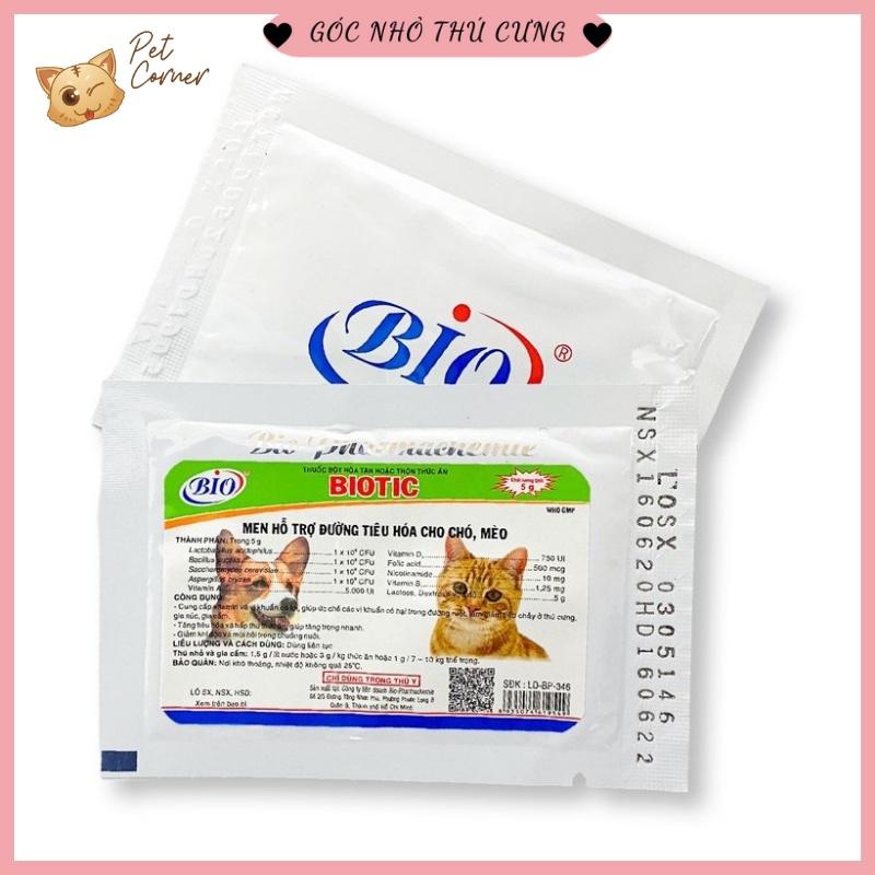 Men tiêu hóa cho chó mèo Biotic 5gr