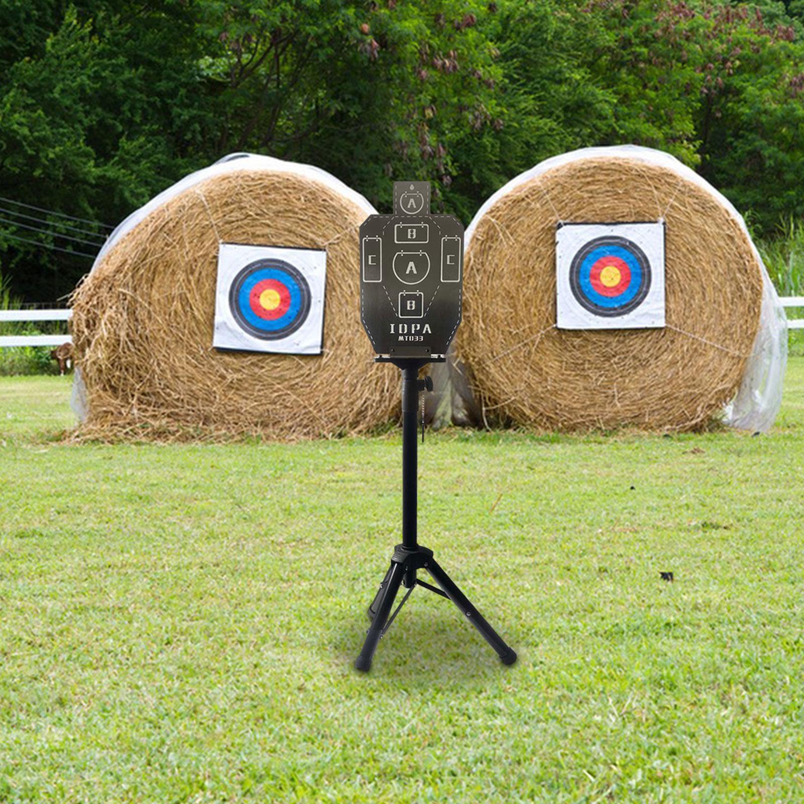 Silhouette Target Metal Target Hunting Durable Sports Metal Target without Stand Sturdy Letter Partition Training Target