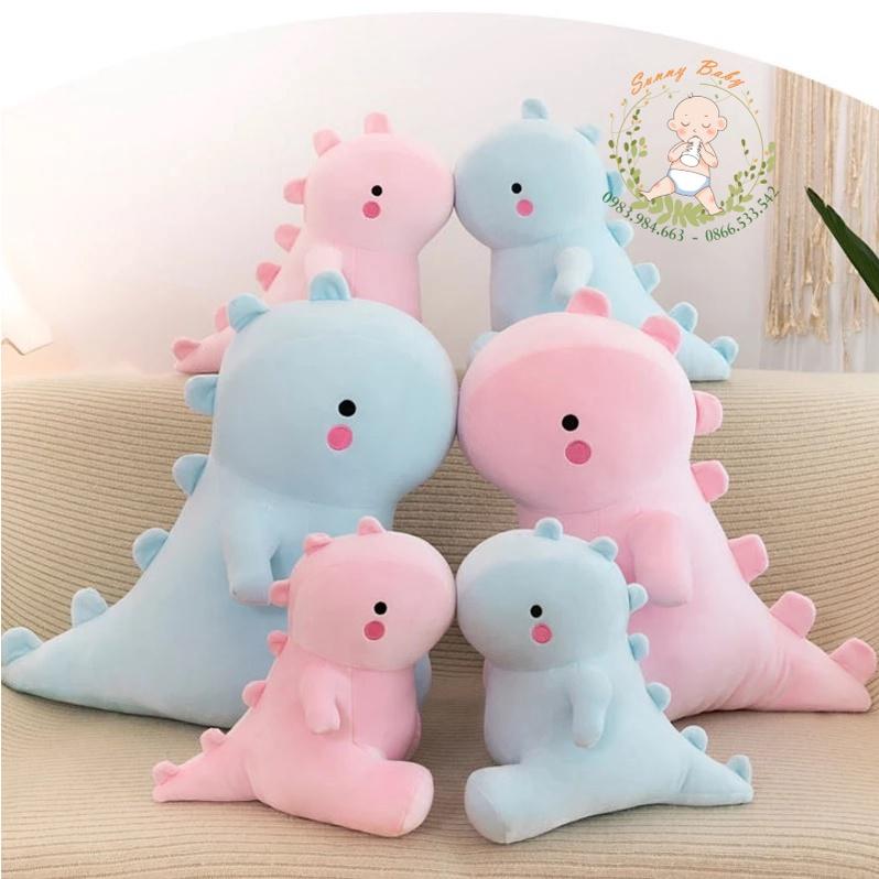 Gấu Bông Khủng Long Giá Rẻ Nhất - Khủng Long Nhồi Bông Béo Mập 45cm Mềm Mịn Cute - Bông Gòn 100% Cao Cấp An Toàn Cho Bé