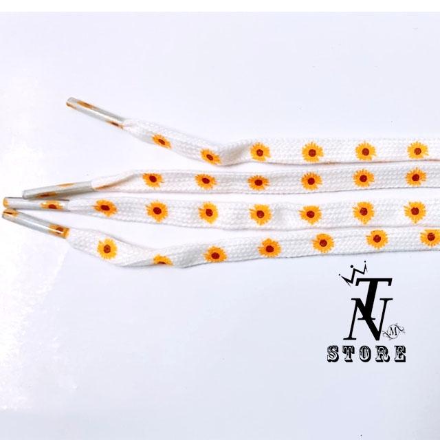 Dây giày hoa cúc xinh xắn kích thước 1m2-1m6