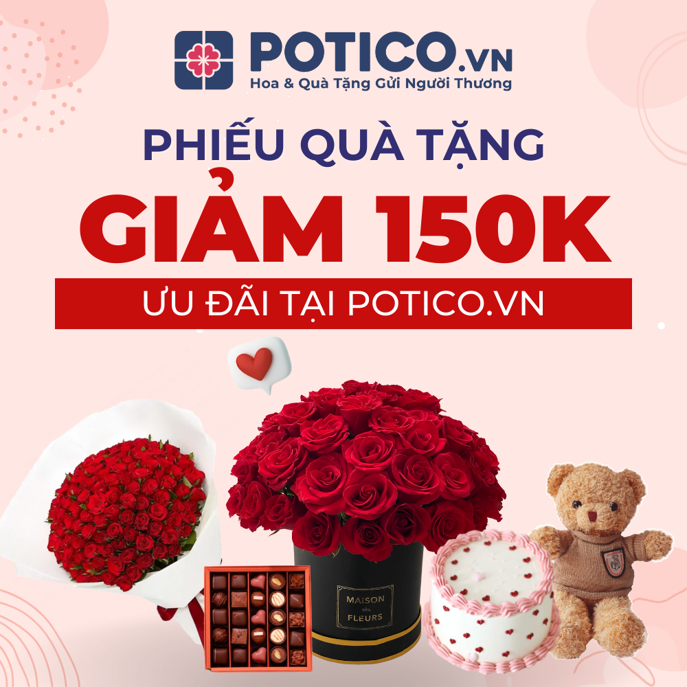 Hình ảnh HCM [E-Voucher] Mã giảm giá 150k cho đơn hàng có giá trị từ 600k tại web/app Potico.vn