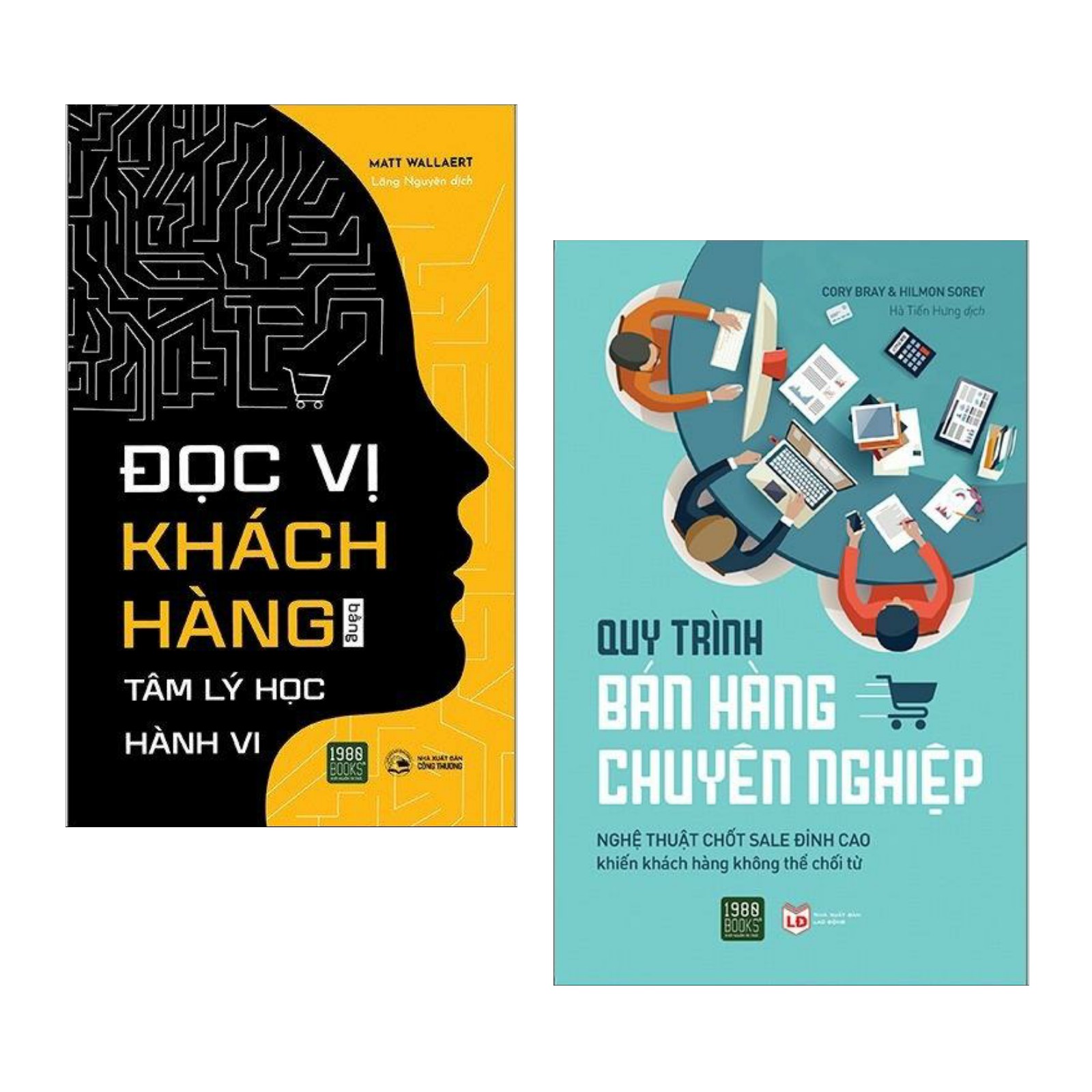 Combo: Đọc Vị Khách Hàng Bằng Tâm Lý Học Hành Vi + Quy Trình Bán Hàng Chuyên Nghiệp (Sách marketing - bán hàng đỉnh cao)