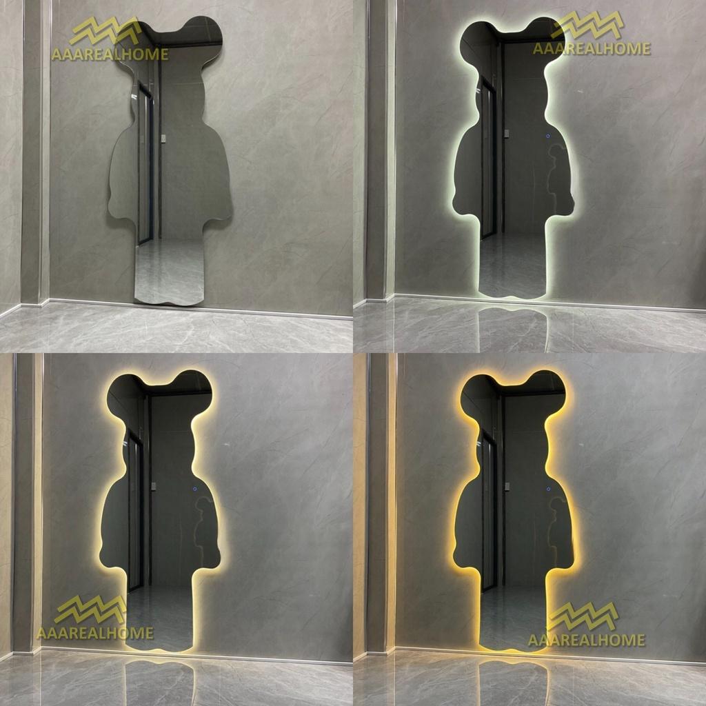 90x180cm Gương soi chú gấu đèn led AAArealhome G2 Gương soi toàn thân đèn led cảm ứng BearBrick Mirror Gương Bear Brick