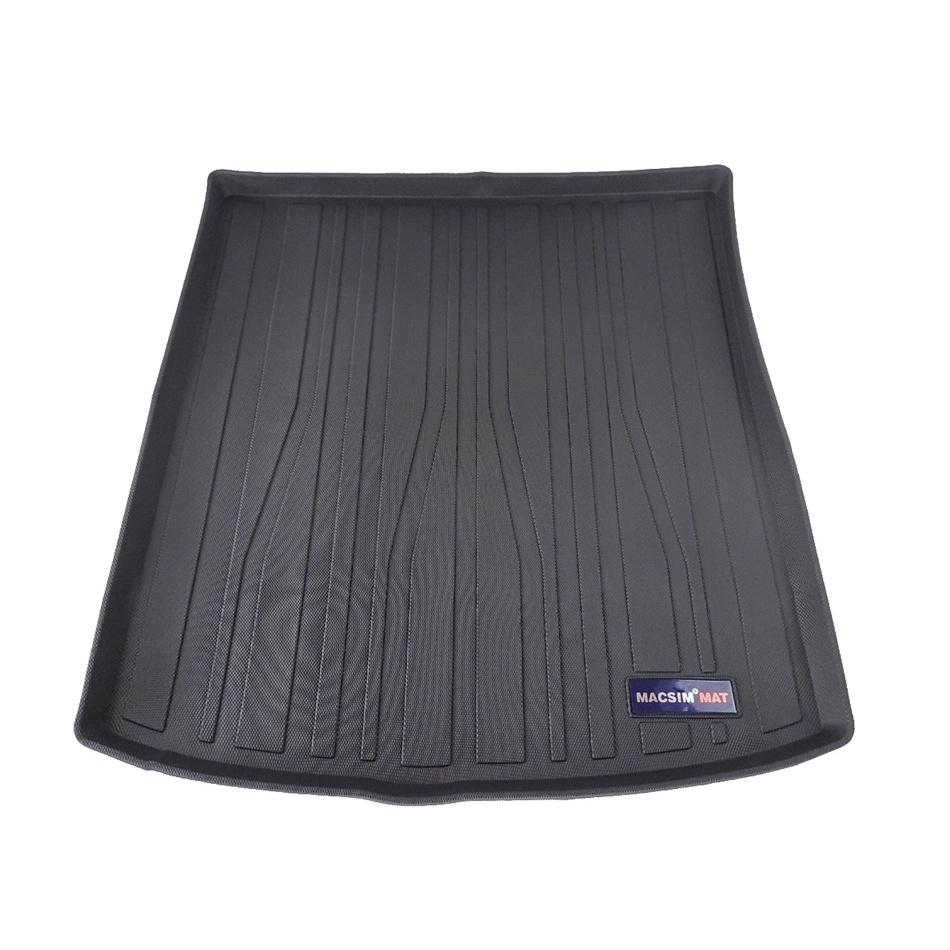 Thảm lót cốp xe ô tô Audi A6 2014-đến nay nhãn hiệu Macsim chất liệu TPV cao cấp màu đen