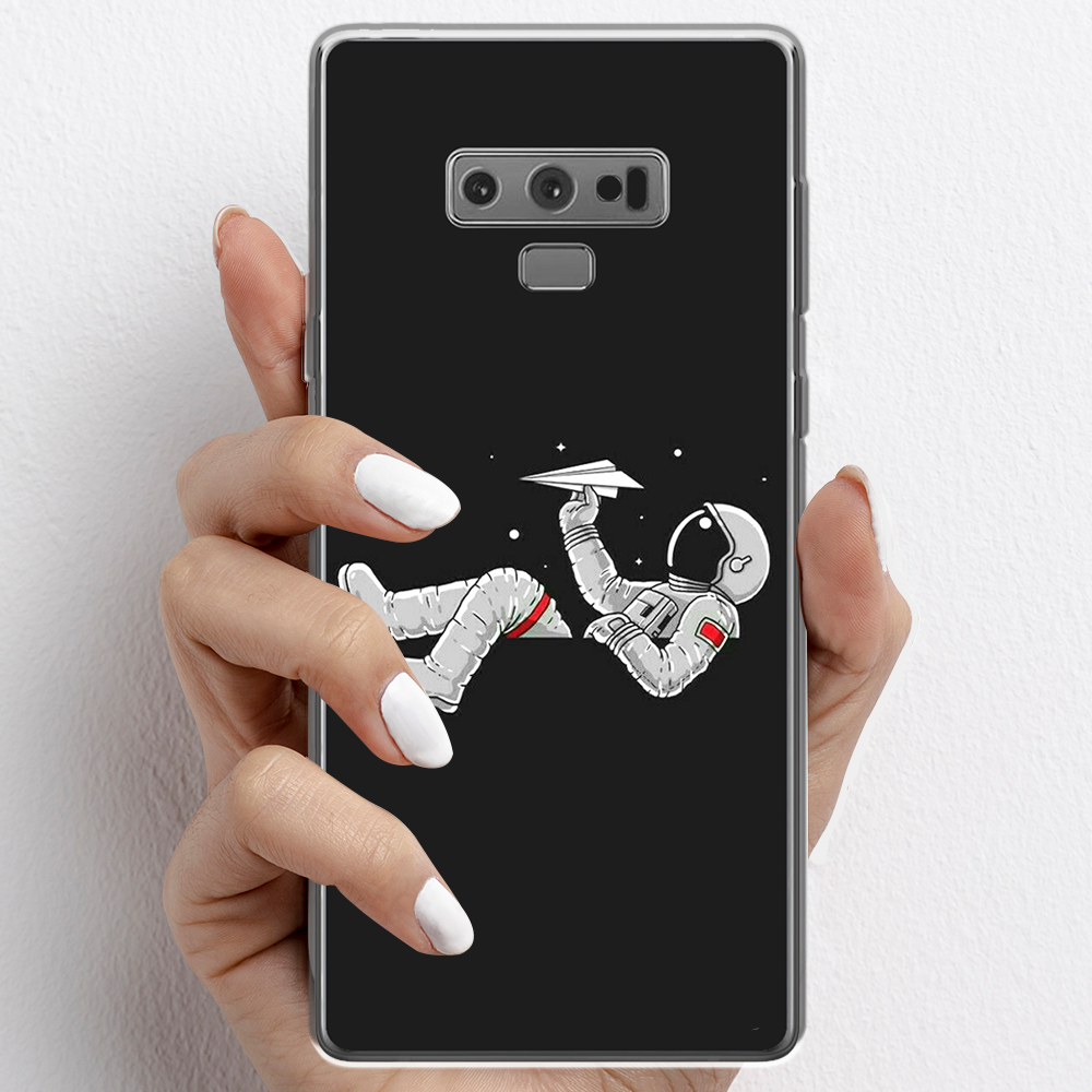 Ốp lưng cho Samsung Galaxy Note 9 nhựa TPU mẫu Phi hành gia