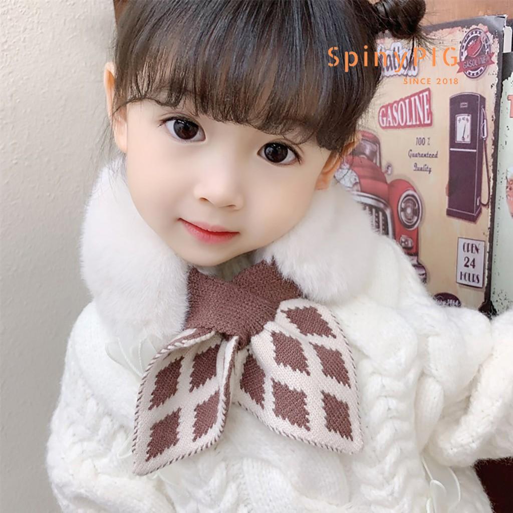 Khăn len cho bé xuất Hàn chất liệu len và lông cực kỳ mềm mại phong cách Hàn Quốc cực kỳ dễ thương