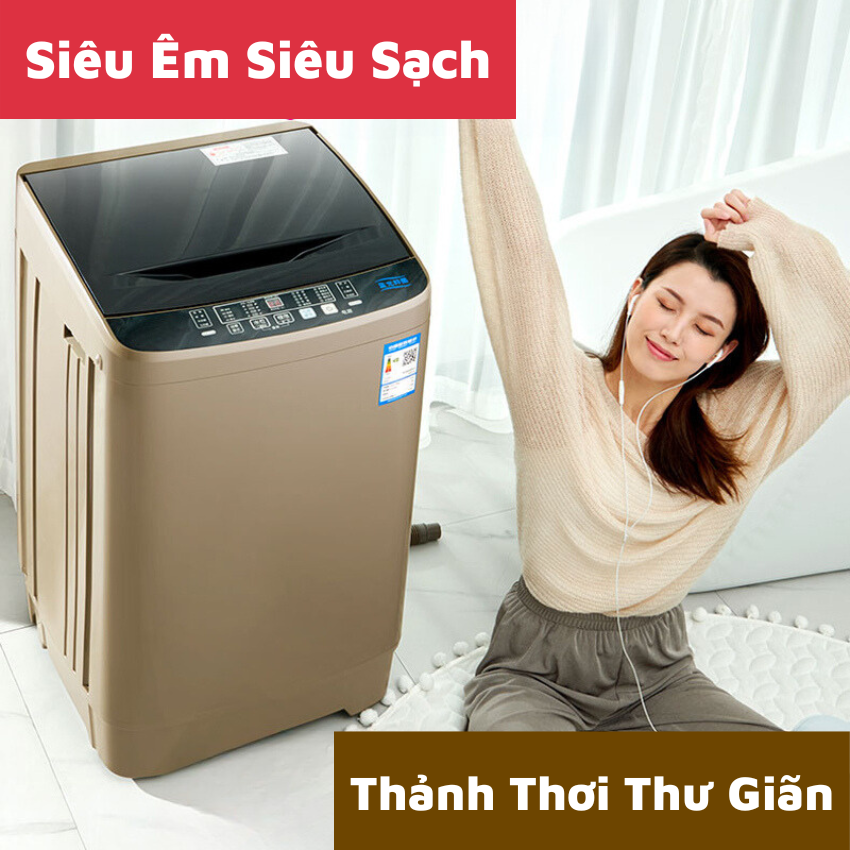 Máy Giặt Mini Tự Động 3.5kg Có Khử Khuẩn UV, Máy Giặt Đồ Trẻ Em Người Già, Máy Giặt Cửa Trên