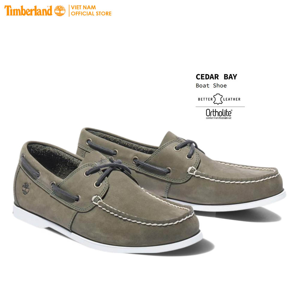 [NEW] Original Timberland Giày Mọi Nam Cedar Bay Boat Shoe TB0A2HGV9H