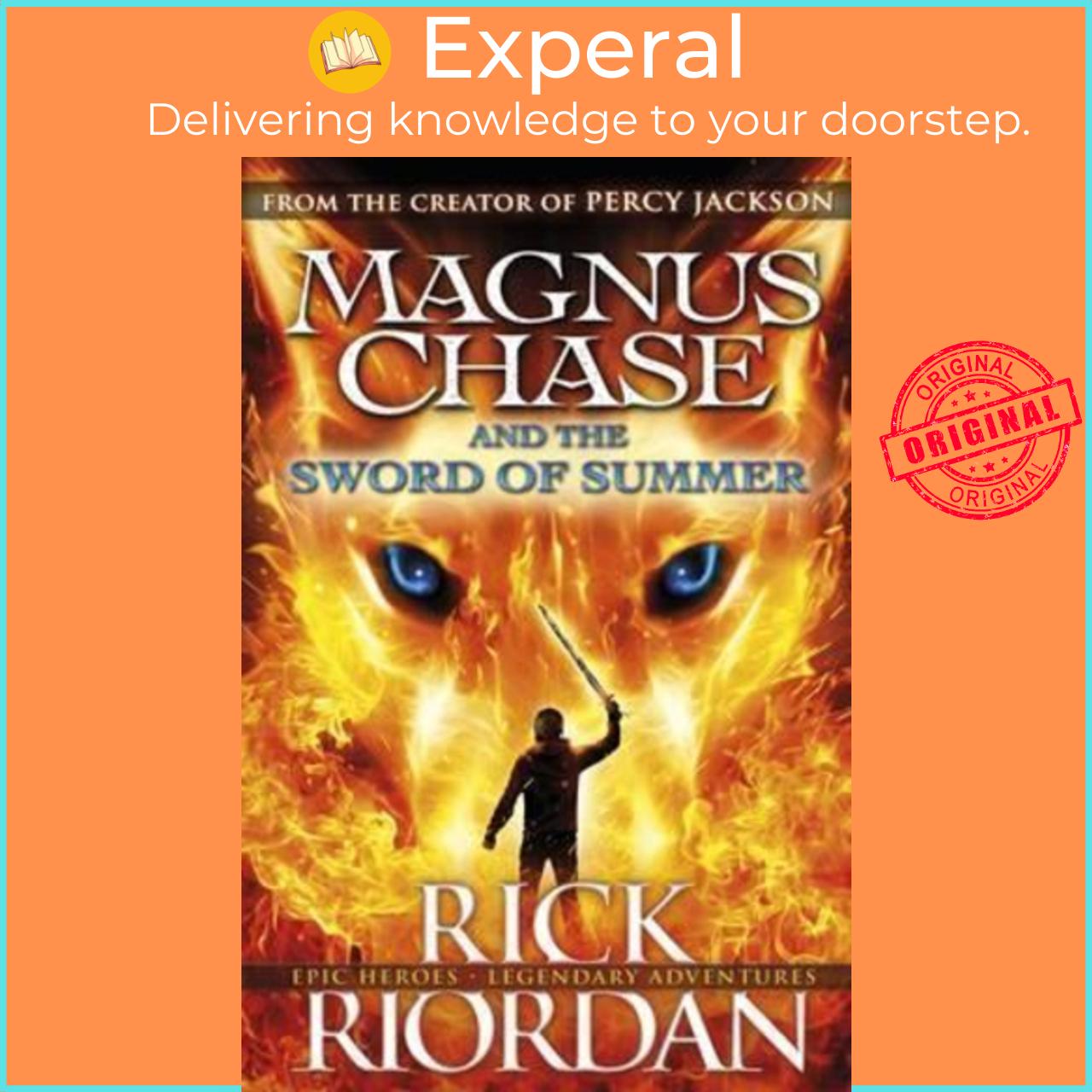 Sách - Magnus Chase and the Sword of Summer (Book 1) by Rick Riordan (UK edition, paperback)
