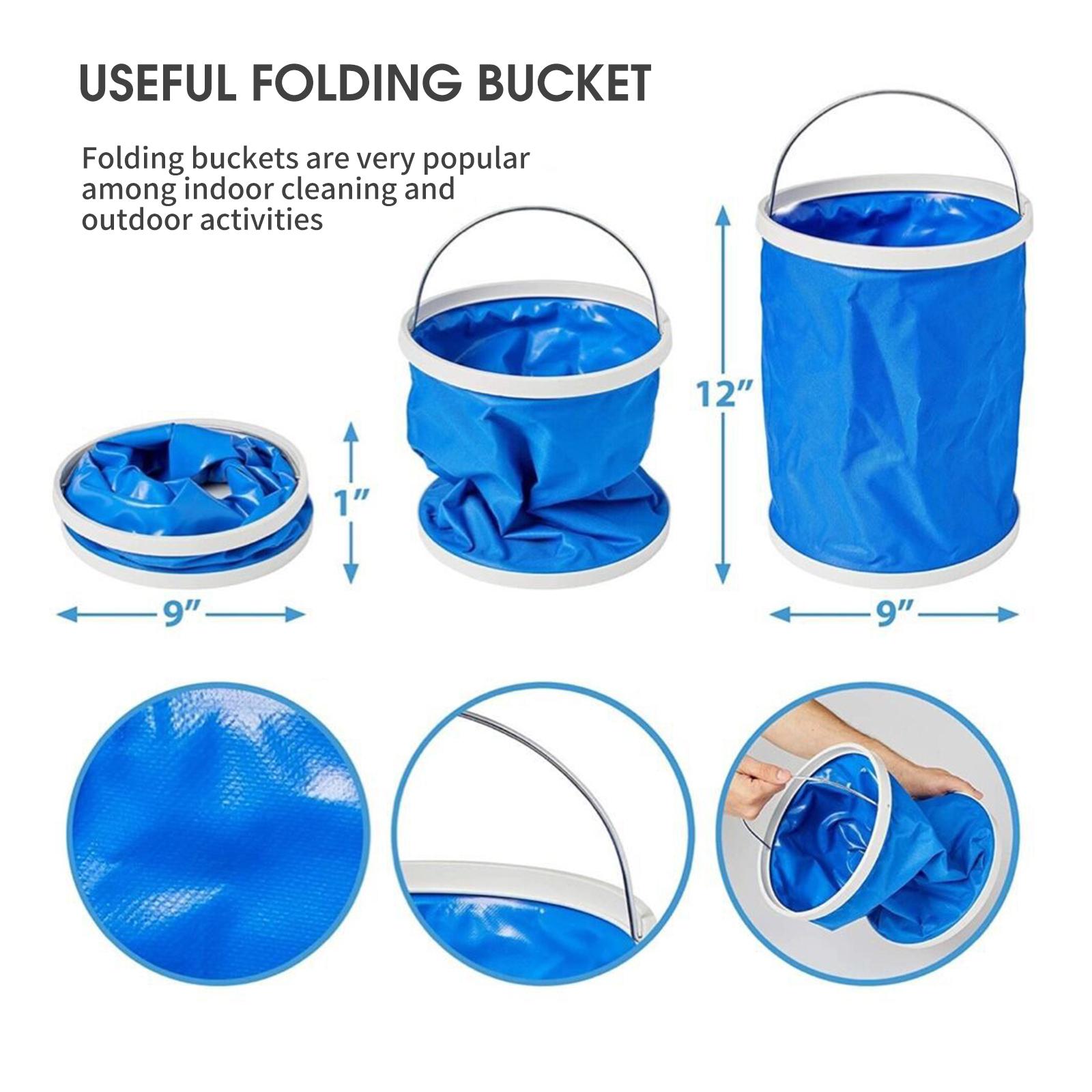 Bộ Dụng Cụ Làm Sạch Rửa Xe 15 Cái Với Xô Gấp Rửa Mitt Khăn Bọt Biển Cọ Lốp Cọ Cửa Sổ Scraper Duster