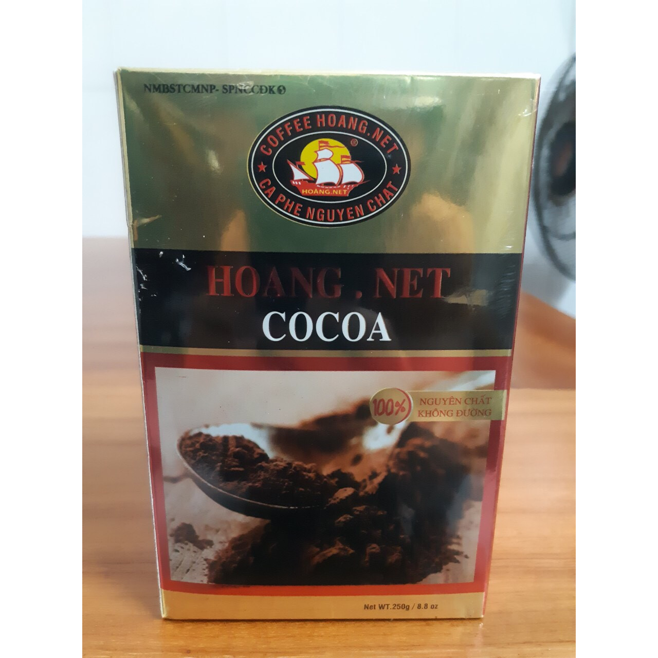 Bột Cacao Hoàng Nét nguyên chất 100% hàng Việt Nam - Hộp giấy 250gr