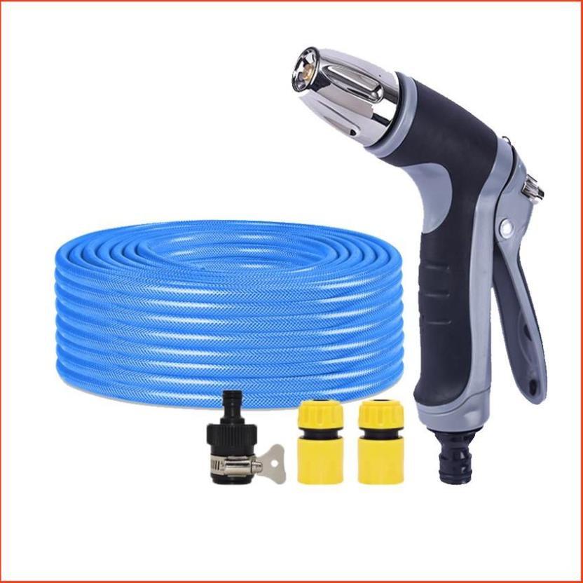 Bộ dây và vòi xịt rửa xe tưới cây tăng áp 7-10m 206817