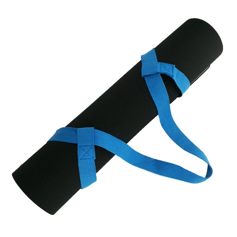 2022 Màu sắc rắn Yoga Mat Dây đeo dây đeo đàn hồi dây đàn hồi dây đeo dây đeo dây đeo bằng dây đeo bằng dây đeo bằng dây đeo yoga yoga-Cotton-Cotton Color: Light Grey
