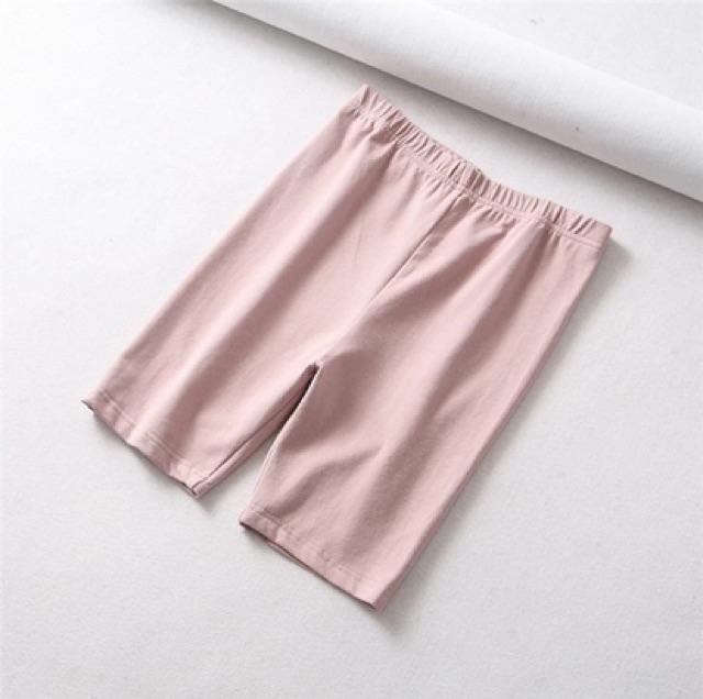 Quần cotton leging lửng mặc váy hoặc tập gym có bigsize