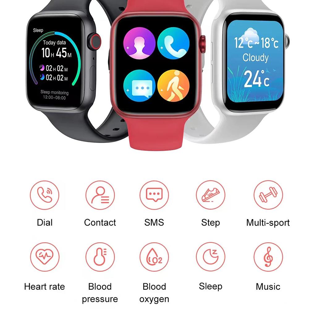 T500 mới theo dõi đồng hồ thông minh theo dõi nhịp tim theo dõi Bluetooth Gọi huyết áp Thể thao Thể thao Waterproof cho điện thoại thông minh