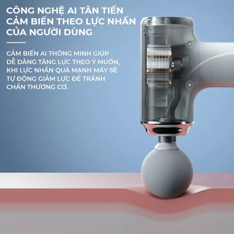 Máy Massage Cầm Tay Mini Với 6 Chế Độ Rung, Máy mát xa Toàn Thân, Cổ Vai Gáy